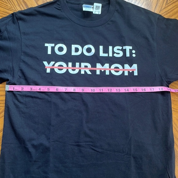 NWT Funny T-Shirt To Do List: Your Mom Men’s / Unisex Size M - New! - Picture 6 of 9